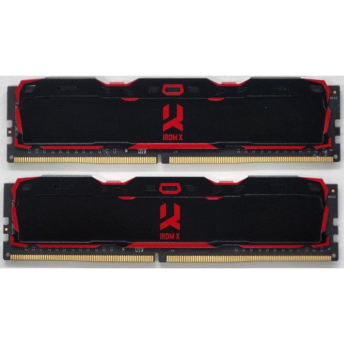 Озп GoodRAM DDR4 16GB (2x8GB) 2666Mhz IRDM X Black (IR-X2666D464L16S/16GDC) (Відновлено продавцем, 803660) купити з перевіркою сумісності: огляд, характеристики, ціна у Києві, Львові, Вінниці, Хмельницькому, Івано-Франківську, Україні | інтернет-магазин TELEMART.UA фото