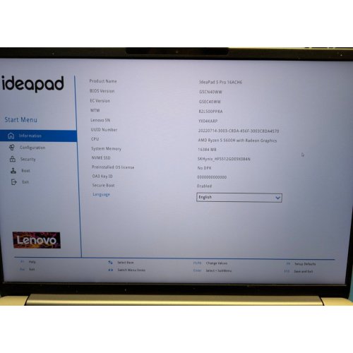 Купить Ноутбук Lenovo IdeaPad 5 Pro 16ACH6 Cloud Grey (82L500PPRA) (Восстановлено продавцом, 803668) - цена в Харькове, Киеве, Днепре, Одессе
в интернет-магазине Telemart фото