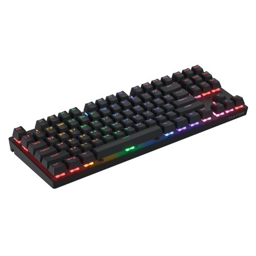 Купить Клавиатура HATOR Icefall Mecha TKL Rainbow Origin Red Linear Wireless (HTK287) Black - цена в Харькове, Киеве, Днепре, Одессе
в интернет-магазине Telemart фото
