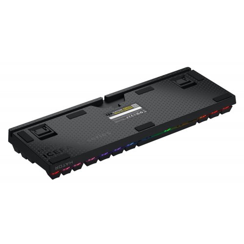 Купить Клавиатура HATOR Icefall Mecha TKL Rainbow Origin Red Linear Wireless (HTK287) Black - цена в Харькове, Киеве, Днепре, Одессе
в интернет-магазине Telemart фото
