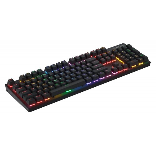 Купити Клавіатура HATOR Icefall Mecha Rainbow Origin Red Linear Wireless (HTK204) Black - ціна в Києві, Львові, Вінниці, Хмельницькому, Франківську, Україні | інтернет-магазин TELEMART.UA фото
