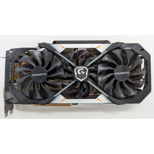 Відеокарта Gigabyte GeForce GTX 1080 Xtreme Gaming Premium Pack 8192MB (GV-N1080XTREME-8GD-PP) (Відновлено продавцем, 803840) купити з перевіркою сумісності: огляд, характеристики, ціна у Києві, Львові, Вінниці, Хмельницькому, Івано-Франківську, Україні | інтернет-магазин TELEMART.UA фото