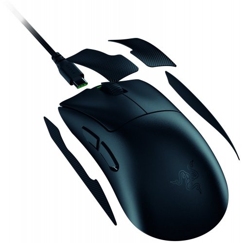 Купити Миша Razer DeathAdder V4 Pro Wireless (RZ01-05330100-R3G1) Black - ціна в Києві, Львові, Вінниці, Хмельницькому, Франківську, Україні | інтернет-магазин TELEMART.UA фото