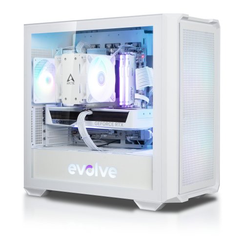 Компьютер EVOLVE SpecialPart Total:White Pro (EVSP-TWHR770N507-D532S1TWH) White купить в Украине: Киев, Днепр, Харьков, Одесса  | Низкая цена, отзывы, характеристики от TELEMART фото
