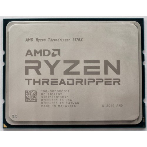 Процесор AMD Ryzen Threadripper 3970X 3.7(4.5)GHz sTRX4 Tray (100-000000011) (Відновлено продавцем, 803916) купити з перевіркою сумісності: огляд, характеристики, ціна у Києві, Львові, Вінниці, Хмельницькому, Івано-Франківську, Україні | інтернет-магазин TELEMART.UA фото