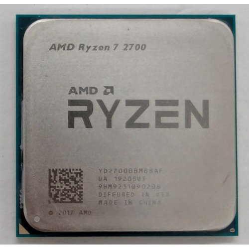 Процесор AMD Ryzen 7 2700 3.2(4.1)GHz 16MB sAM4 Box (YD2700BBAFBOX) (Відновлено продавцем, 803923) купити з перевіркою сумісності: огляд, характеристики, ціна у Києві, Львові, Вінниці, Хмельницькому, Івано-Франківську, Україні | інтернет-магазин TELEMART.UA фото