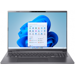 Ноутбук Acer Aspire 16 AI A16-52M (NX.JLSEU.002) Steel Gray / 16″ (1920x1200, IPS) / Intel Core Ultra 7 256V (2.2-4.8 ГГц), 8 ядер / Intel Arc Graphics 140V / 16 ГБ (LPDDR5x) / 512 ГБ (SSD) / Windows 11 Home