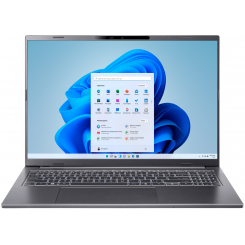 Ноутбук Acer Aspire 16 AI A16-61M (NX.JP0EU.002) Steel Gray / 16″ (2048x1280, OLED) / AMD Ryzen AI 7 350 (2.0-5.0 ГГц), 8 ядер / AMD Radeon 860M / 32 ГБ (LPDDR5x) / 1024 ГБ (SSD) / Windows 11 Home