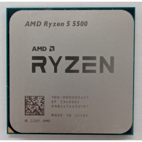 Купить Процессор AMD Ryzen 5 5500 3.6(4.2)GHz 16MB sAM4 Tray (100-000000457) (Восстановлено продавцом, 803963) с проверкой совместимости: обзор, характеристики, цена в Киеве, Днепре, Одессе, Харькове, Украине | интернет-магазин TELEMART.UA фото