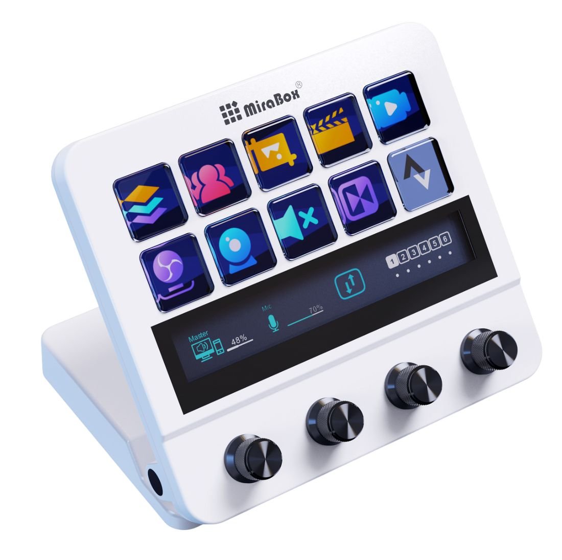 Контроллер для стриминга MiraBox Stream Dock N4 White купить в