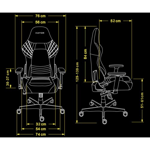 Ігрове крісло HATOR Darkside 3 Pro L Fabric (HTC3216L) Grey купити в Україні: Київ, Львів, Хмельницький, Тернопіль | Низька ціна, відгуки, характеристики від TELEMART фото