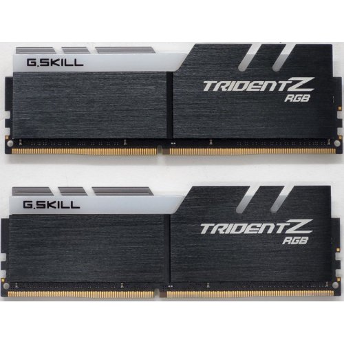 Купить Озу G.Skill DDR4 32GB (2x16GB) 3000Mhz Trident Z RGB Black (F4-3000C16D-32GTZR) (Восстановлено продавцом, 804020) с проверкой совместимости: обзор, характеристики, цена в Киеве, Днепре, Одессе, Харькове, Украине | интернет-магазин TELEMART.UA фото