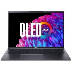 Ноутбук Acer Swift Go 16 SFG16-72 (NX.KYAEU.001) Steel Gray / 16″ (1920x1200, IPS) / Intel Core Ultra 5 125U (1.3–4.3 ГГц), 12 ядер / Intel Arc / 16 ГБ (LPDDR5) / 512 ГБ (SSD) / Без ОС