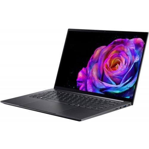 Ноутбук Acer Swift X 14 AI SFX14-61G (NX.JA8EU.004) Titanium Gray купити в Україні: Київ, Львів, Хмельницький, Тернопіль | Низька ціна, відгуки, характеристики від TELEMART фото