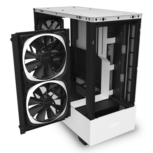 Купить Корпус NZXT H510 Elite (CA-H510E-W1) Matte White/Black (Восстановлено продавцом, 804258) с проверкой совместимости: обзор, характеристики, цена в Киеве, Днепре, Одессе, Харькове, Украине | интернет-магазин TELEMART.UA фото