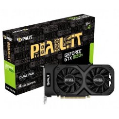 Видеокарта Palit GeForce GTX 1050 Ti DUAL 4096MB (NE5105T018G1-1071D) (Восстановлено продавцом, 804287)