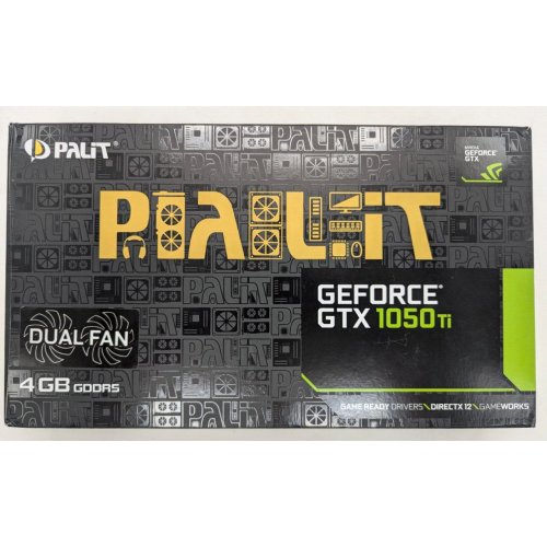 Відеокарта Palit GeForce GTX 1050 Ti DUAL 4096MB (NE5105T018G1-1071D) (Відновлено продавцем, 804287) купити з перевіркою сумісності: огляд, характеристики, ціна у Києві, Львові, Вінниці, Хмельницькому, Івано-Франківську, Україні | інтернет-магазин TELEMART.UA фото