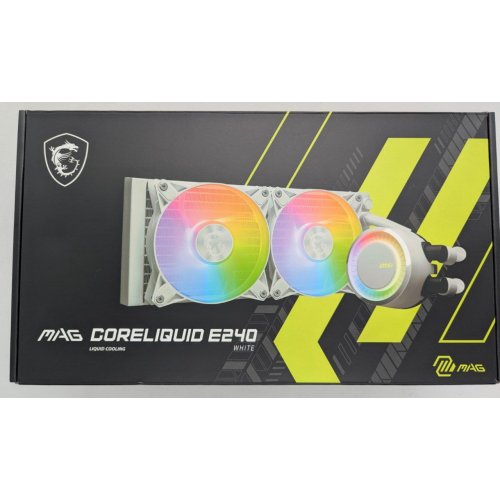 Готова сво MSI MAG CoreLiquid E240 White (Відновлено продавцем, 804305) купити в Україні: Київ, Львів, Хмельницький, Тернопіль | Перевірка сумісності, низька ціна, відгуки, характеристики від TELEMART фото