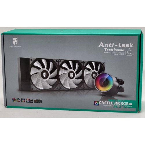 Готовая сво Deepcool CASTLE 360 RGB V2 (Восстановлено продавцом, 804349) купить в Украине: Киев, Днепр, Харьков, Одесса  | Проверка совместимости, низкая цена, отзывы, характеристики от TELEMART фото