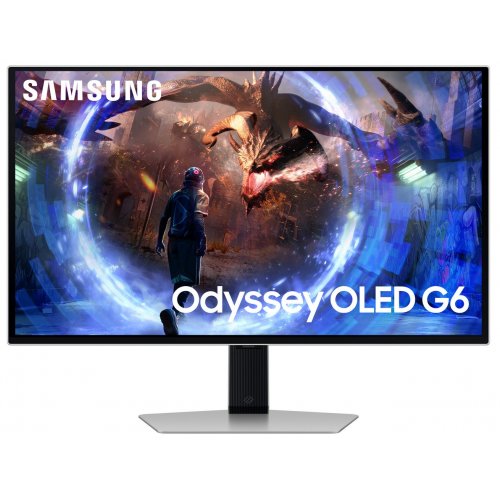 Уцінка монітор Samsung 27" Odyssey OLED G6 (LS27DG600SIXCI) Silver (Розкрита упаковка, 804366) купити в Україні: Київ, Львів, Хмельницький, Тернопіль | Низька ціна, відгуки, характеристики від TELEMART фото
