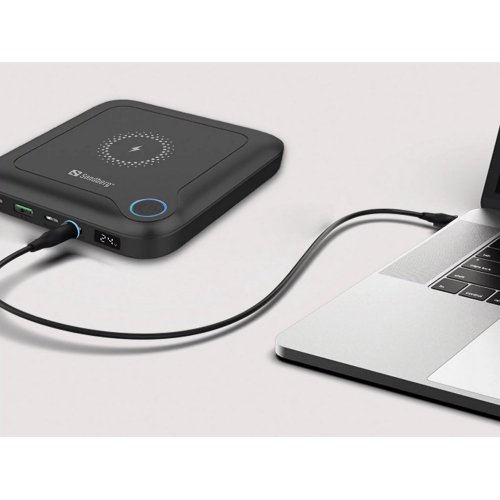 Уцінка powerbank Sandberg All-in1 Laptop 24000 mAh 60W (420-57) (Розкрита упаковка, 804373) купити в Україні: Київ, Львів, Хмельницький, Тернопіль | Низька ціна, відгуки, характеристики від TELEMART фото