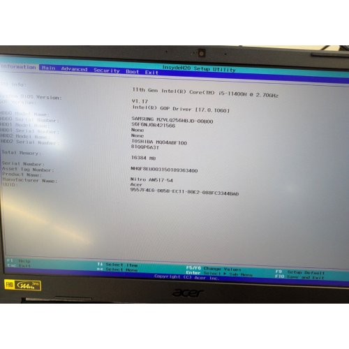 Ноутбук Acer Nitro 5 AN517-54 (NH.QF8EU.003) Black (Відновлено продавцем, 804376) купити в Україні: Київ, Львів, Хмельницький, Тернопіль | Низька ціна, відгуки, характеристики від TELEMART фото