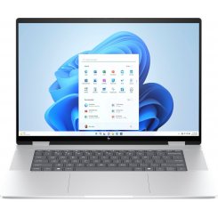 Ноутбук HP Envy x360 16-ac0009ua (B9PL2EA) Glacier Silver / 16″ (2880x1800, OLED) / Intel Core Ultra 7 155U (1.7–4.8 ГГц), 12 ядер / Intel Graphics / 16 ГБ (LPDDR5) / 1024 ГБ (SSD) / Windows 11 Home