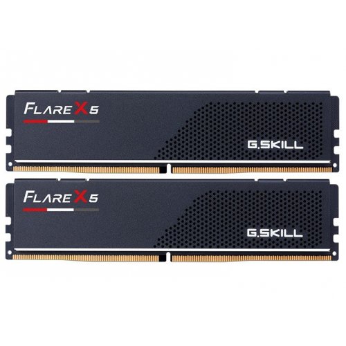 ОЗУ G.Skill DDR5 128GB (2x64GB) 6000Mhz Flare X5 Black (F5-6000J3644D64GX2-FX5) купить в Украине: Киев, Днепр, Харьков, Одесса  | Проверка совместимости, низкая цена, отзывы, характеристики от TELEMART фото