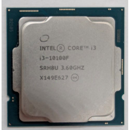 Процесор Intel Core i3-10100F 3.6(4.3)GHz 6MB s1200 Tray (CM8070104291318) (Відновлено продавцем, 804438) купити в Україні: Київ, Львів, Хмельницький, Тернопіль | Перевірка сумісності, низька ціна, відгуки, характеристики від TELEMART фото