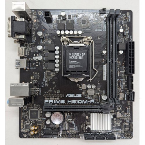 Материнская плата Asus PRIME H510M-R-SI (s1200, Intel H510) (Восстановлено продавцом, 804439) купить в Украине: Киев, Днепр, Харьков, Одесса  | Проверка совместимости, низкая цена, отзывы, характеристики от TELEMART фото