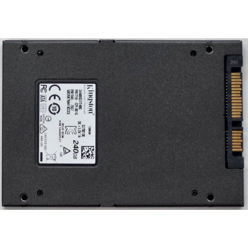 Ssd-диск Kingston SSDNow A400 TLC 240GB 2.5'' (SA400S37/240G) (Відновлено продавцем, 804465) купити в Україні: Київ, Львів, Хмельницький, Тернопіль | Перевірка сумісності, низька ціна, відгуки, характеристики від TELEMART фото
