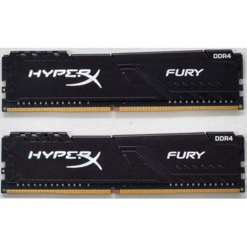 Озп HyperX DDR4 16GB (2x8GB) 3600Mhz Fury Black (HX436C17FB3K2/16) (Відновлено продавцем, 804479) купити в Україні: Київ, Львів, Хмельницький, Тернопіль | Перевірка сумісності, низька ціна, відгуки, характеристики від TELEMART фото