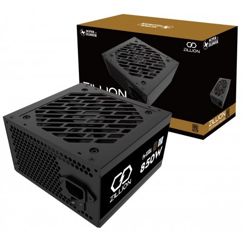 Блок питания Super Flower Zillion DB 850W ATX 3.1 (SF-850Z12DB DA ATX3.1) Black купить в Украине: Киев, Днепр, Харьков, Одесса  | Проверка совместимости, низкая цена, отзывы, характеристики от TELEMART фото