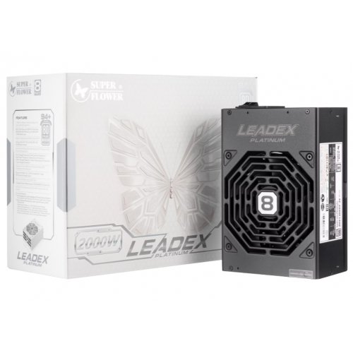Блок живлення Super Flower Leadex 2000W (SF-2000F14HP) Black купити в Україні: Київ, Львів, Хмельницький, Тернопіль | Перевірка сумісності, низька ціна, відгуки, характеристики від TELEMART фото