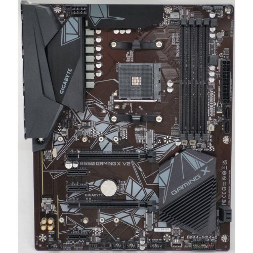 Материнська плата Gigabyte B550 GAMING X V2 (sAM4, AMD B550) (Відновлено продавцем, 804698) купити в Україні: Київ, Львів, Хмельницький, Тернопіль | Перевірка сумісності, низька ціна, відгуки, характеристики від TELEMART фото
