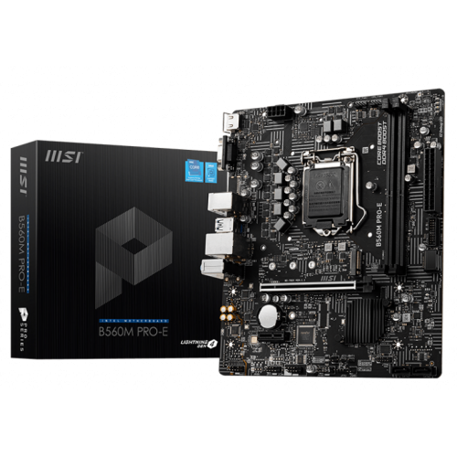Материнская плата MSI B560M PRO-E (s1200, Intel B560) (Восстановлено продавцом, 804706) купить в Украине: Киев, Днепр, Харьков, Одесса  | Проверка совместимости, низкая цена, отзывы, характеристики от TELEMART фото