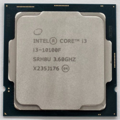 Процессор Intel Core i3-10100F 3.6(4.3)GHz 6MB s1200 Tray (CM8070104291318) (Восстановлено продавцом, 804719) купить в Украине: Киев, Днепр, Харьков, Одесса  | Проверка совместимости, низкая цена, отзывы, характеристики от TELEMART фото