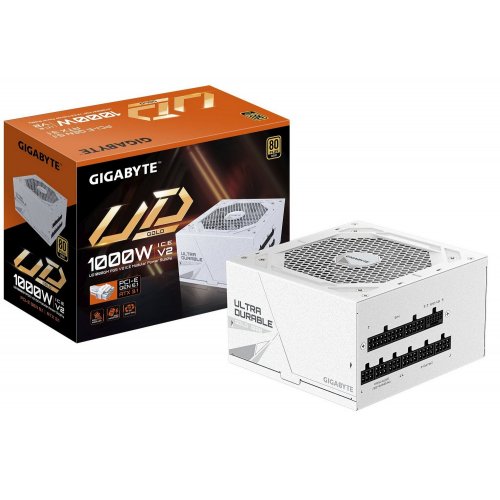 Блок живлення Gigabyte UD1000GM PG5 V2 1000W (GP-UD1000GM PG5 ICE) Ice купити в Україні: Київ, Львів, Хмельницький, Тернопіль | Перевірка сумісності, низька ціна, відгуки, характеристики від TELEMART фото