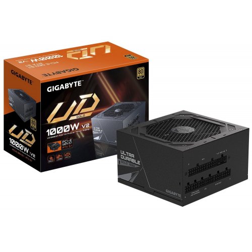 Блок живлення Gigabyte UD1000GM PG5 V2 1000W (GP-UD1000GM PG5 V2) Black купити в Україні: Київ, Львів, Хмельницький, Тернопіль | Перевірка сумісності, низька ціна, відгуки, характеристики від TELEMART фото