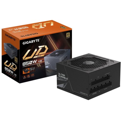Блок живлення Gigabyte UD850GM PG5 V2 850W (GP-UD850GM PG5 V2) Black купити в Україні: Київ, Львів, Хмельницький, Тернопіль | Перевірка сумісності, низька ціна, відгуки, характеристики від TELEMART фото