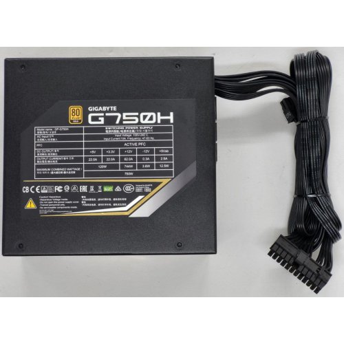 Блок питания Gigabyte G750H 750W (GP-G750H) (Восстановлено продавцом, 804753) купить в Украине: Киев, Днепр, Харьков, Одесса  | Проверка совместимости, низкая цена, отзывы, характеристики от TELEMART фото