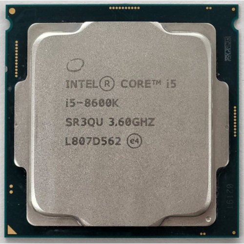 Процесор Intel Core i5-8600K 3.6(4.3)GHz 9MB s1151 Tray (CM8068403358508) (Відновлено продавцем, 804756) купити в Україні: Київ, Львів, Хмельницький, Тернопіль | Перевірка сумісності, низька ціна, відгуки, характеристики від TELEMART фото