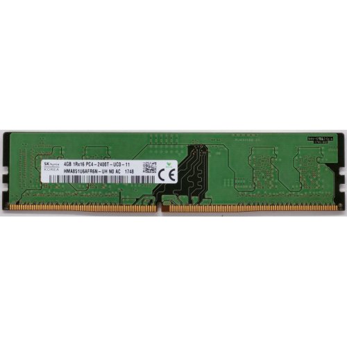 Озу Hynix DDR4 4GB 2400MHz (HMA851U6AFR6N-UHN0) (Восстановлено продавцом, 804859) купить в Украине: Киев, Днепр, Харьков, Одесса  | Проверка совместимости, низкая цена, отзывы, характеристики от TELEMART фото