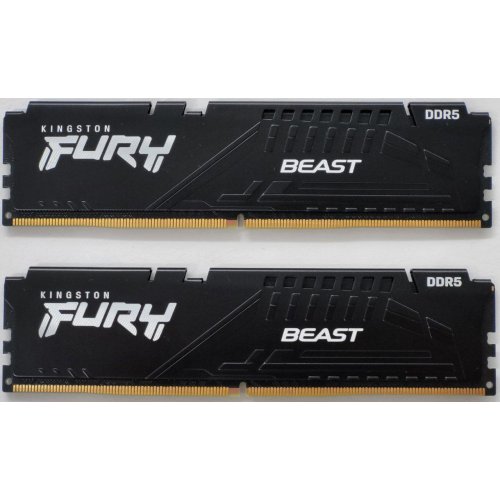 Озп Kingston DDR5 16GB (2x8GB) 6000Mhz FURY Beast (KF560C36BBEK2-16) (Відновлено продавцем, 804869) купити в Україні: Київ, Львів, Хмельницький, Тернопіль | Перевірка сумісності, низька ціна, відгуки, характеристики від TELEMART фото