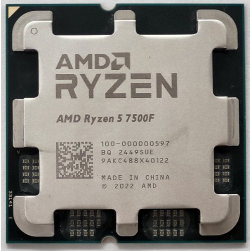 Процесор AMD Ryzen 5 7500F 3.7(5.0)GHz 32MB sAM5 Tray (100-000000597) (Відновлено продавцем, 804874) купити в Україні: Київ, Львів, Хмельницький, Тернопіль | Перевірка сумісності, низька ціна, відгуки, характеристики від TELEMART фото