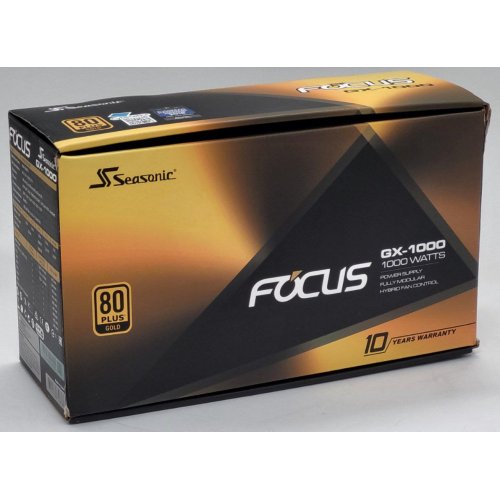 Блок питания Seasonic Focus GX-1000W Gold (SSR-1000FX) (Восстановлено продавцом, 805018) купить в Украине: Киев, Днепр, Харьков, Одесса  | Проверка совместимости, низкая цена, отзывы, характеристики от TELEMART фото