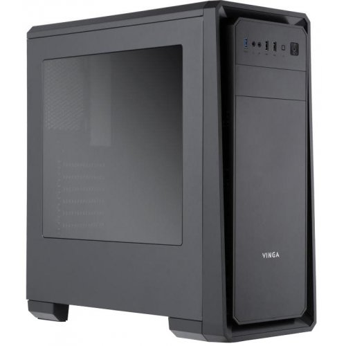 Корпус Vinga Sain 1 без БП Black (Восстановлено продавцом, 805053) купить в Украине: Киев, Днепр, Харьков, Одесса  | Проверка совместимости, низкая цена, отзывы, характеристики от TELEMART фото