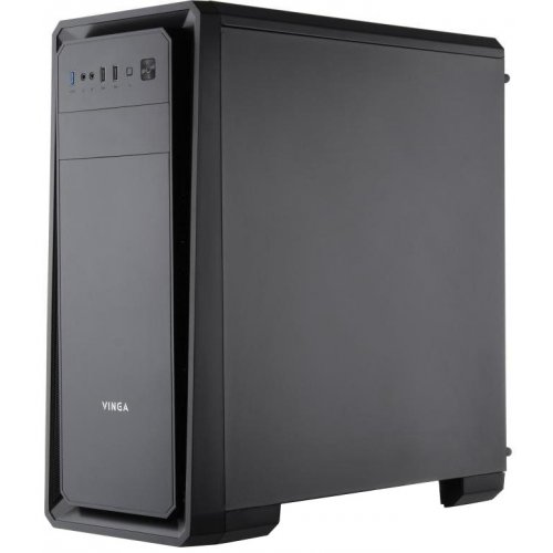 Корпус Vinga Sain 1 без БП Black (Восстановлено продавцом, 805053) купить в Украине: Киев, Днепр, Харьков, Одесса  | Проверка совместимости, низкая цена, отзывы, характеристики от TELEMART фото