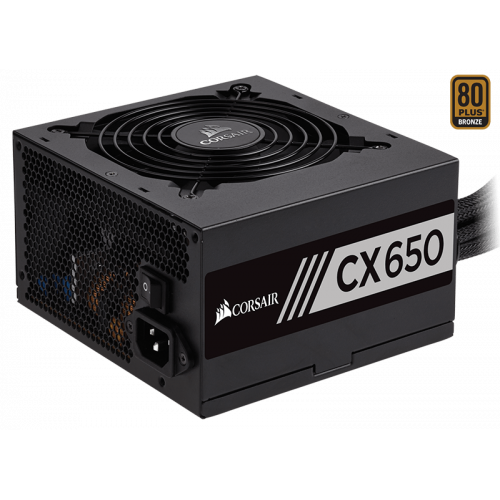 Фото Блок живлення Corsair CX650 650W (CP-9020122)