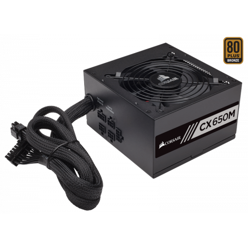 Фото Блок живлення Corsair CX650M 650W (CP-9020103)